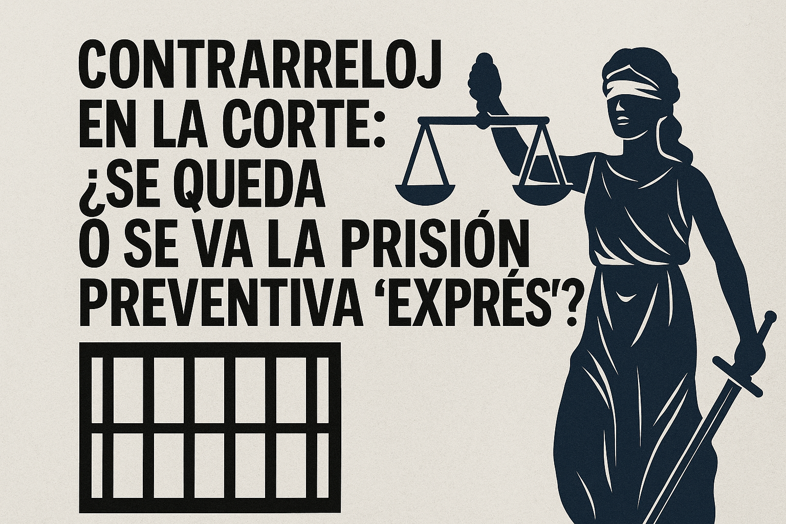 Contrarreloj en la Corte: ¿Se queda o se va la prisión preventiva ‘exprés’? Contrarreloj en la Corte: ¿Se queda o se va la prisión preventiva ‘exprés’?