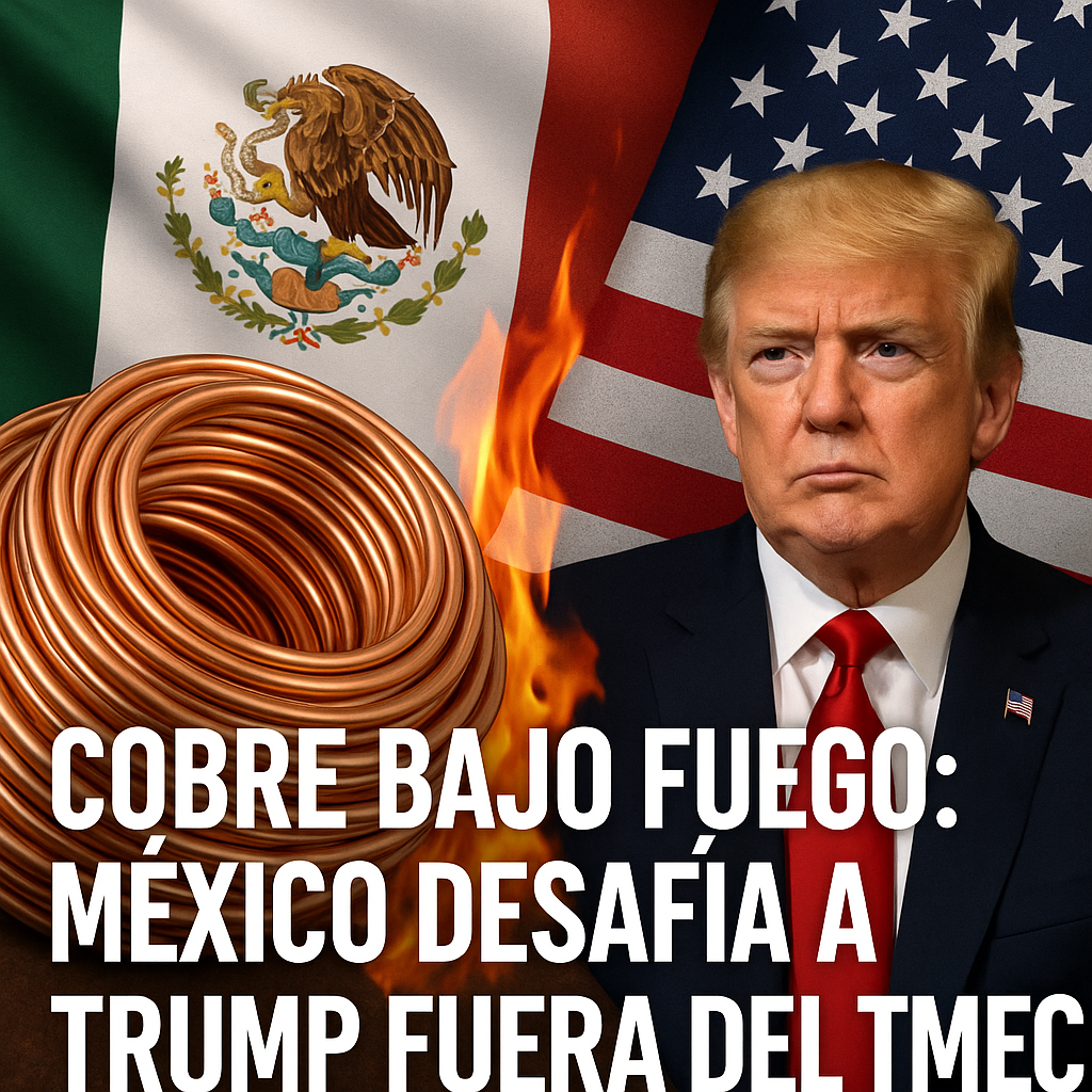 Cobre bajo fuego: México desafía a Trump fuera del TMEC Cobre bajo fuego: México desafía a Trump fuera del TMEC