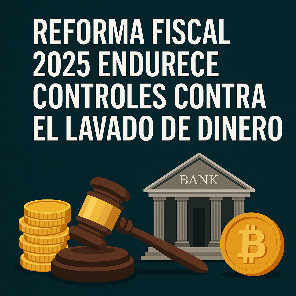 ¡Adiós al efectivo y al anonimato! Reforma Fiscal 2025 refuerza combate al lavado de dinero en México ¡Adiós al efectivo y al anonimato! Reforma Fiscal 2025 refuerza combate al lavado de dinero en México