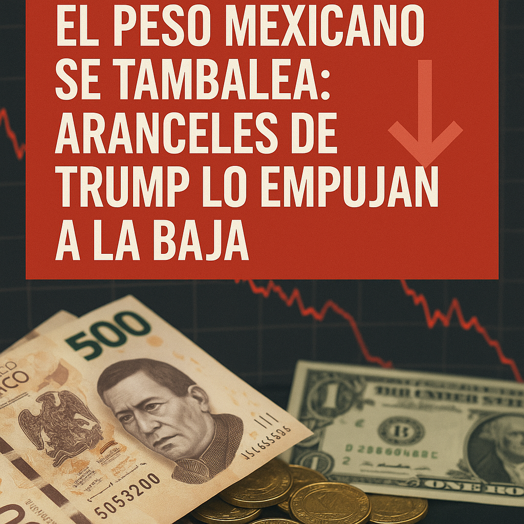 El peso mexicano se tambalea: aranceles de Trump lo empujan a la baja El peso mexicano se tambalea: aranceles de Trump lo empujan a la baja