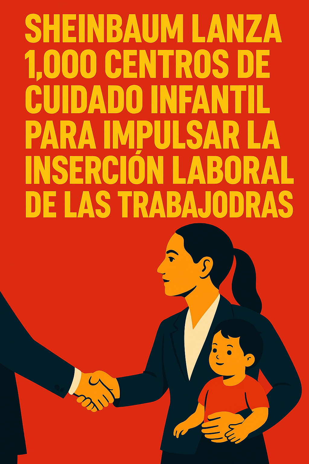 Sheinbaum lanza 1,000 centros de cuidado infantil para impulsar la inserción laboral de las trabajadoras Sheinbaum lanza 1,000 centros de cuidado infantil para impulsar la inserción laboral de las trabajadoras