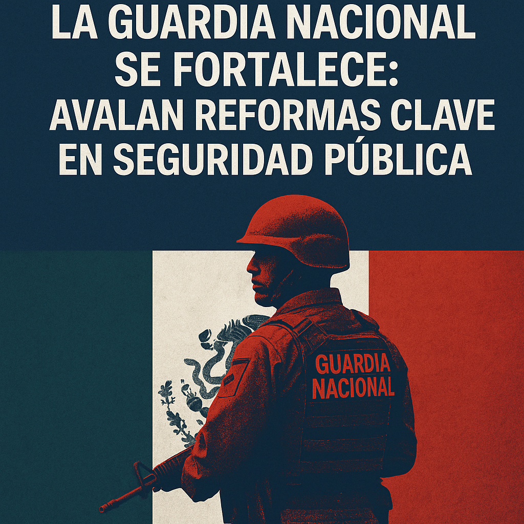 La Guardia Nacional se fortalece: avalan reformas clave en seguridad pública La Guardia Nacional se fortalece: avalan reformas clave en seguridad pública