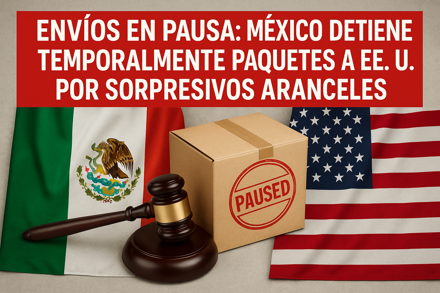 Envíos en pausa: México detiene temporalmente paquetes a EE. UU. por sorpresivos aranceles Envíos en pausa: México detiene temporalmente paquetes a EE. UU. por sorpresivos aranceles
