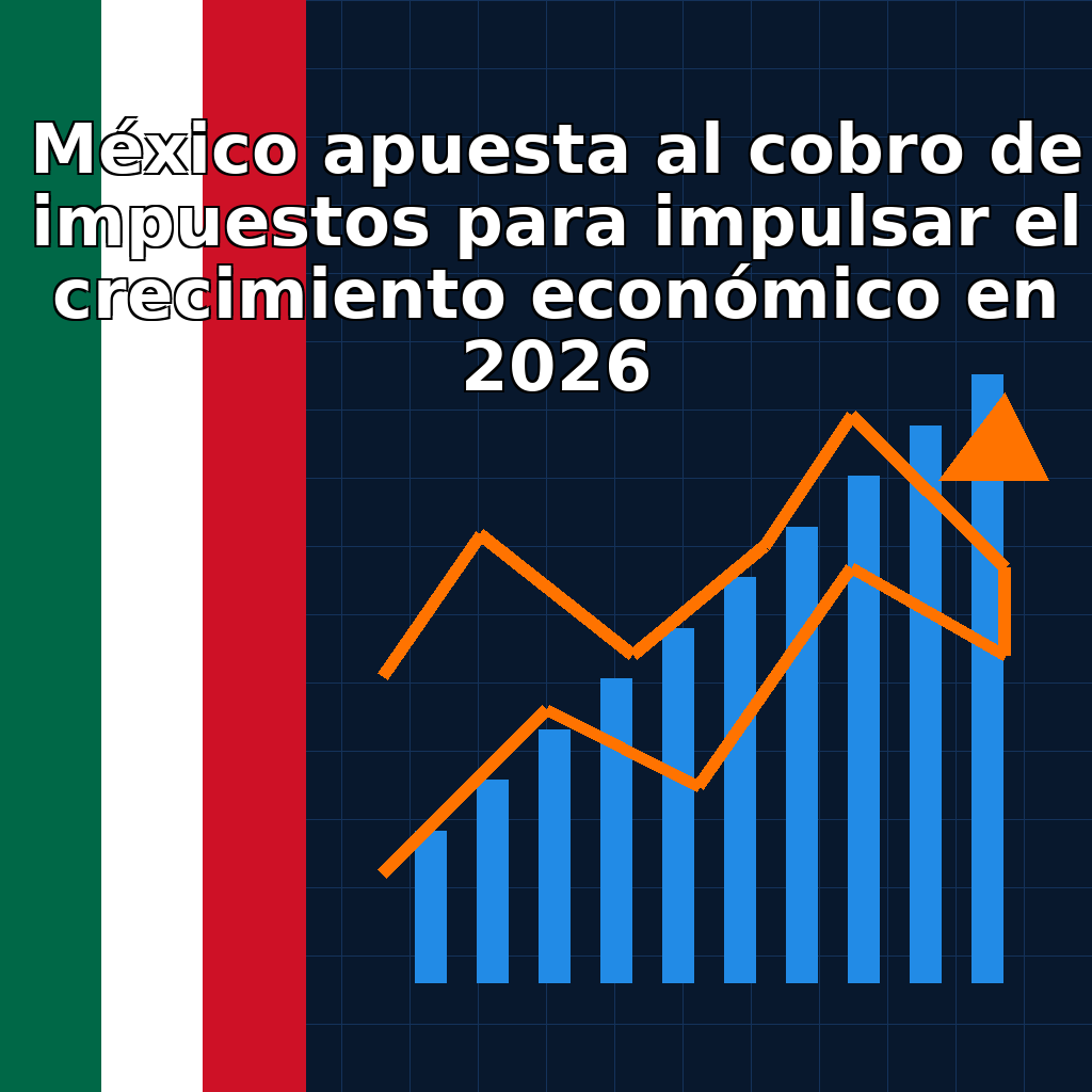 México apuesta al cobro de impuestos para impulsar el crecimiento económico en 2026 México apuesta al cobro de impuestos para impulsar el crecimiento económico en 2026