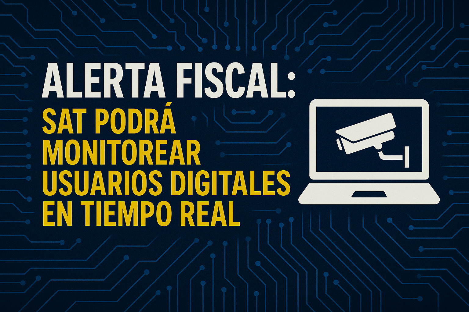 Alerta fiscal: SAT podrá monitorear usuarios digitales en tiempo real Alerta fiscal: SAT podrá monitorear usuarios digitales en tiempo real