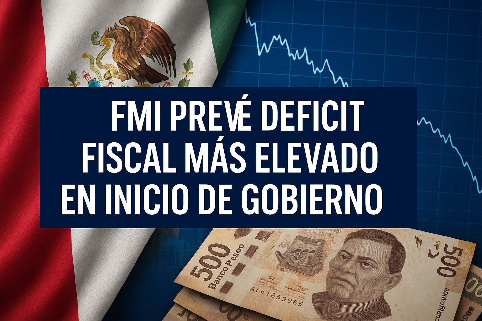 FMI pronostica que México padecerá el déficit fiscal más elevado alguna vez visto en el arranque de un gobierno