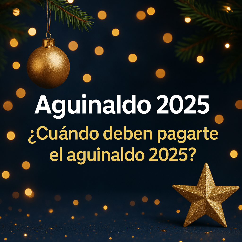 ¿Hasta cuándo recibirás tu aguinaldo 2025? Todo lo que debes saber