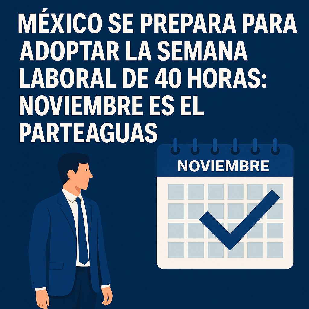 México se prepara para adoptar la semana laboral de 40 horas: noviembre es el parteaguas