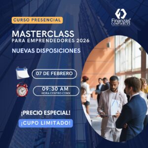 MASTERCLASS de contabilidad e impuestos para emprendedores