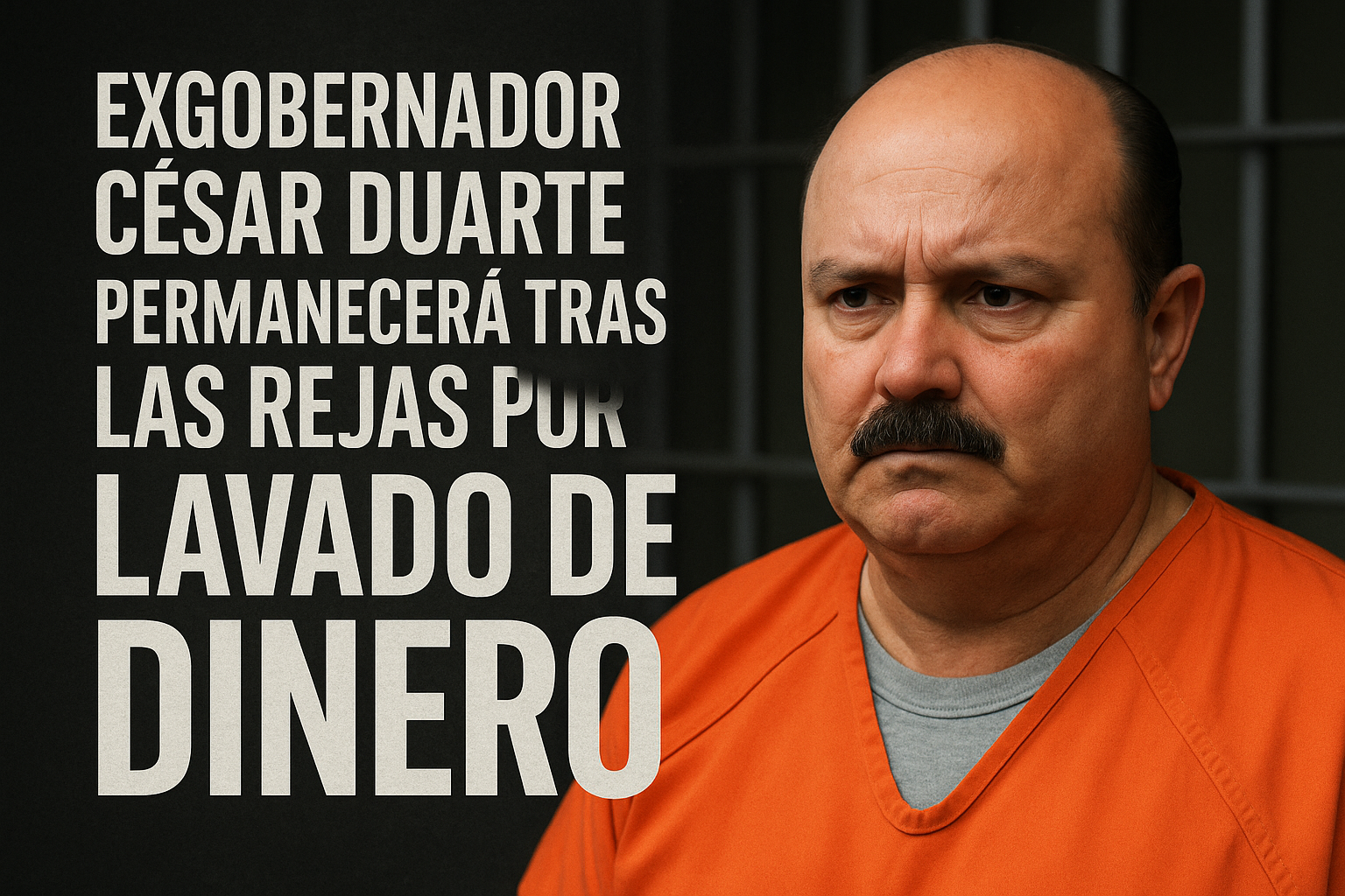 Exgobernador César Duarte permanecerá tras las rejas por presunto lavado de dinero