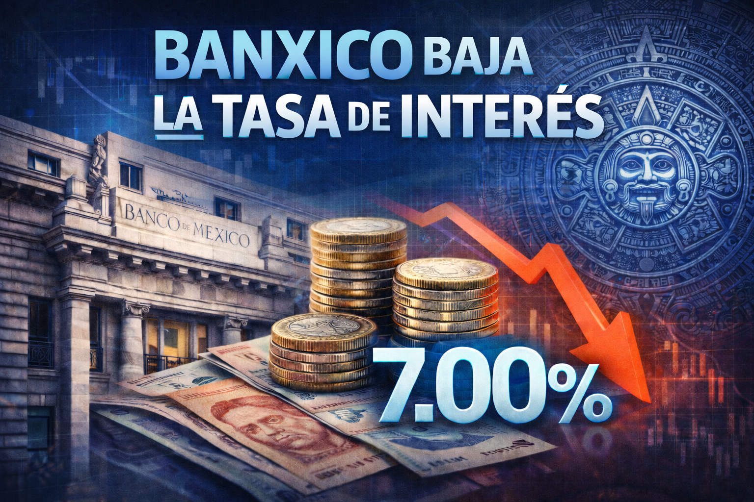 Banxico Baja Otra Vez la Tasa de Interés y Anticipa Cautela en 2026