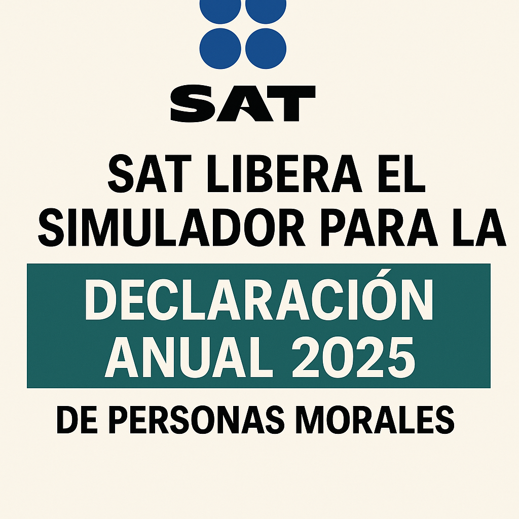 SAT libera el simulador para la Declaración Anual 2025 de Personas Morales