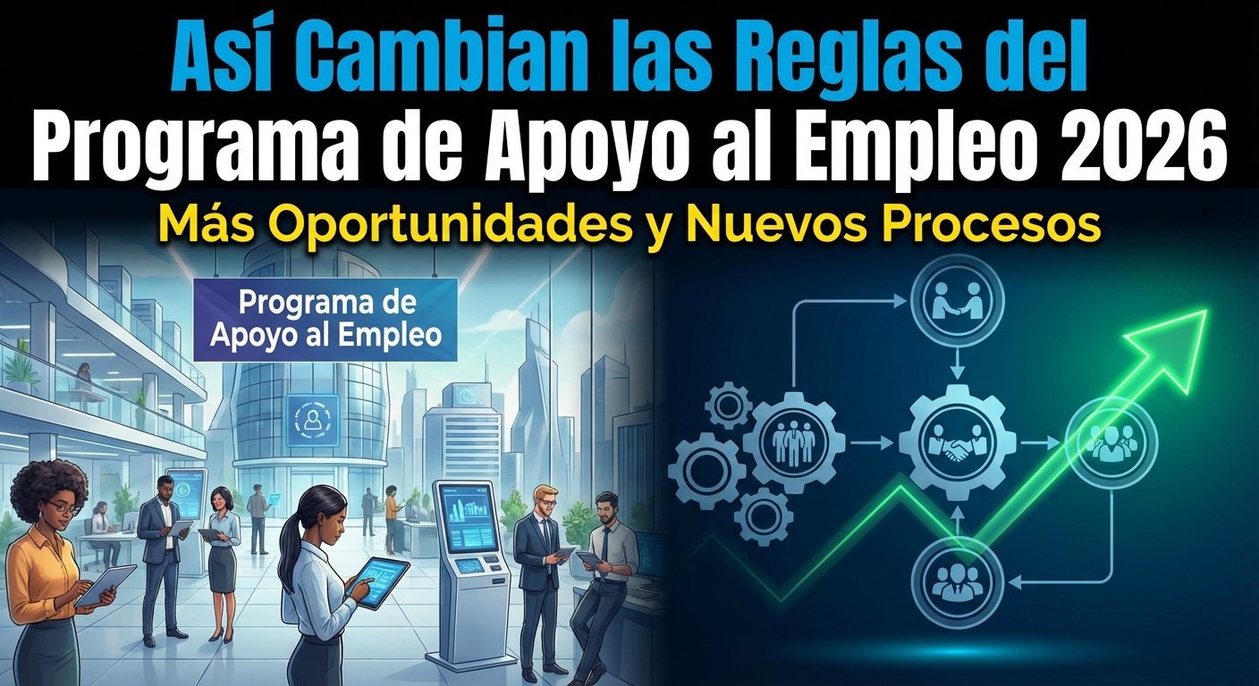 Así Cambian las Reglas del Programa de Apoyo al Empleo 2026: Más Oportunidades y Nuevos Procesos