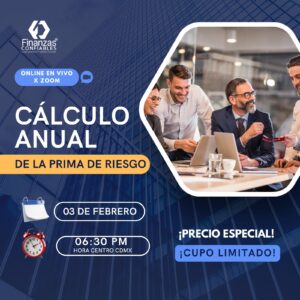 Cálculo anual de la prima de riesgo