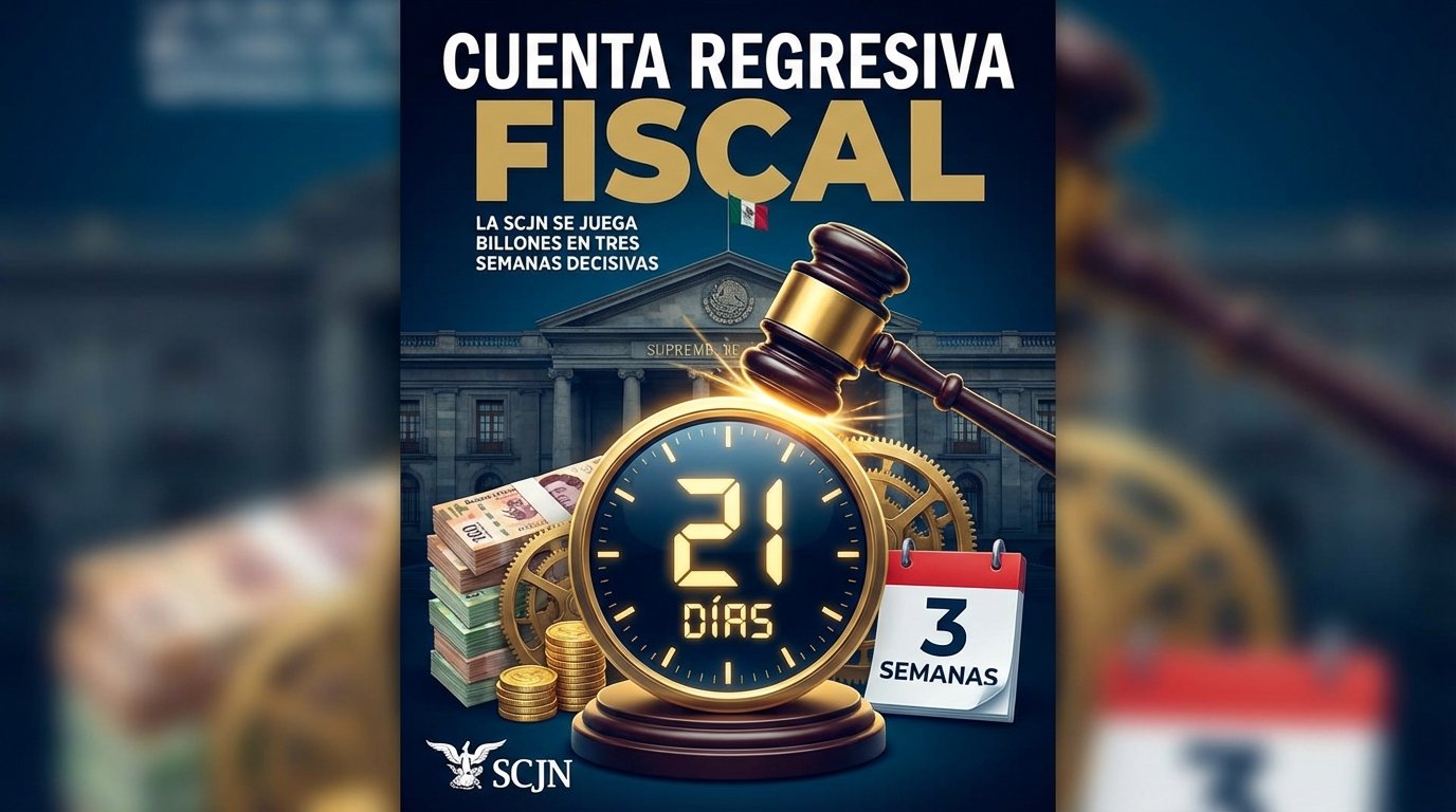 “Cuenta regresiva fiscal”: la SCJN se juega billones en tres semanas decisivas