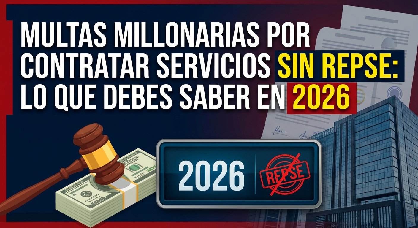 Multas millonarias por contratar servicios sin REPSE: lo que debes saber en 2026