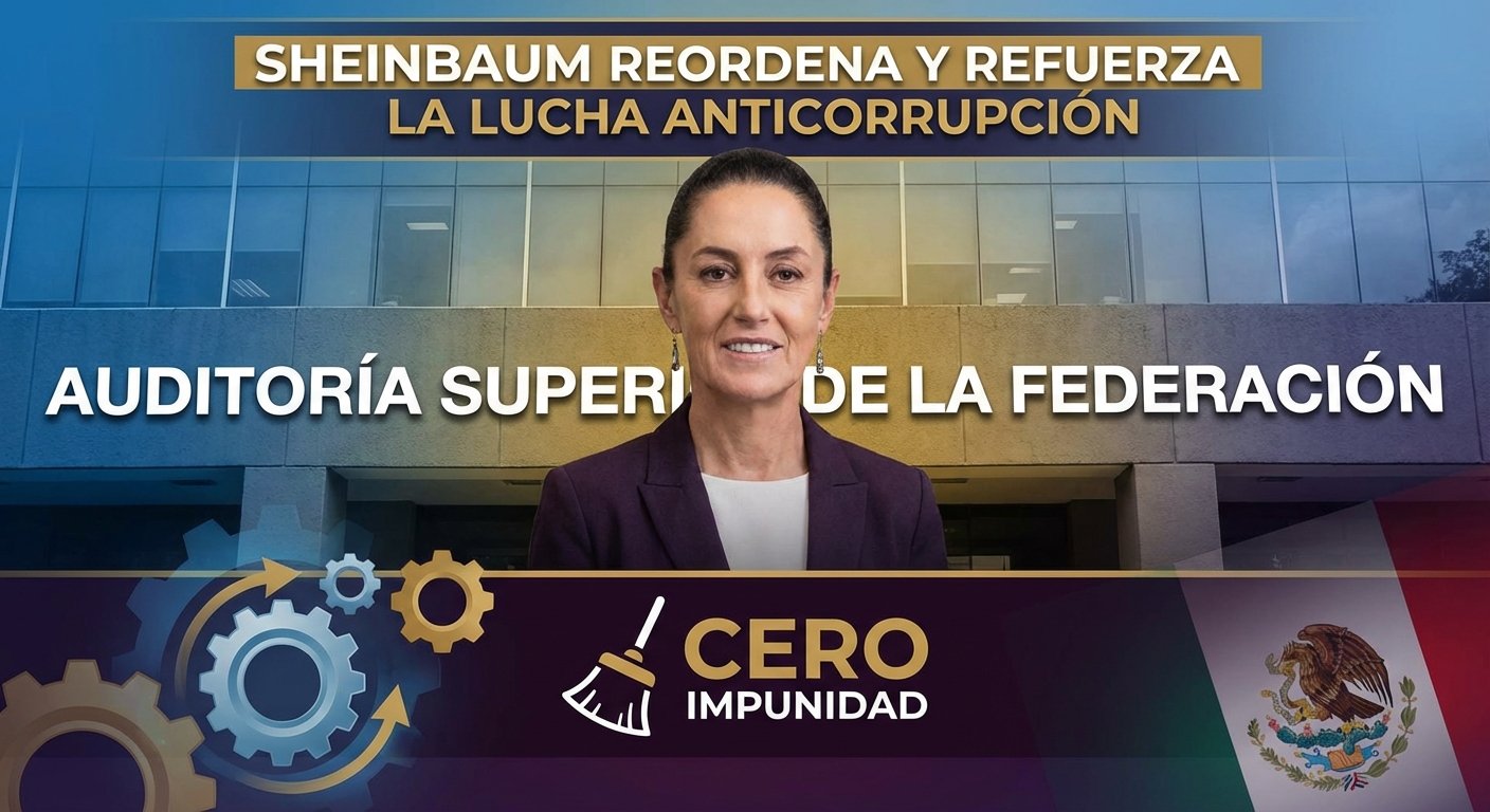 Sheinbaum reordena la Auditoría Superior y refuerza su bandera anticorrupción Sheinbaum reordena la Auditoría Superior y refuerza su bandera anticorrupción