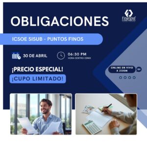 Obligaciones ICSOE SISUB - Puntos finos