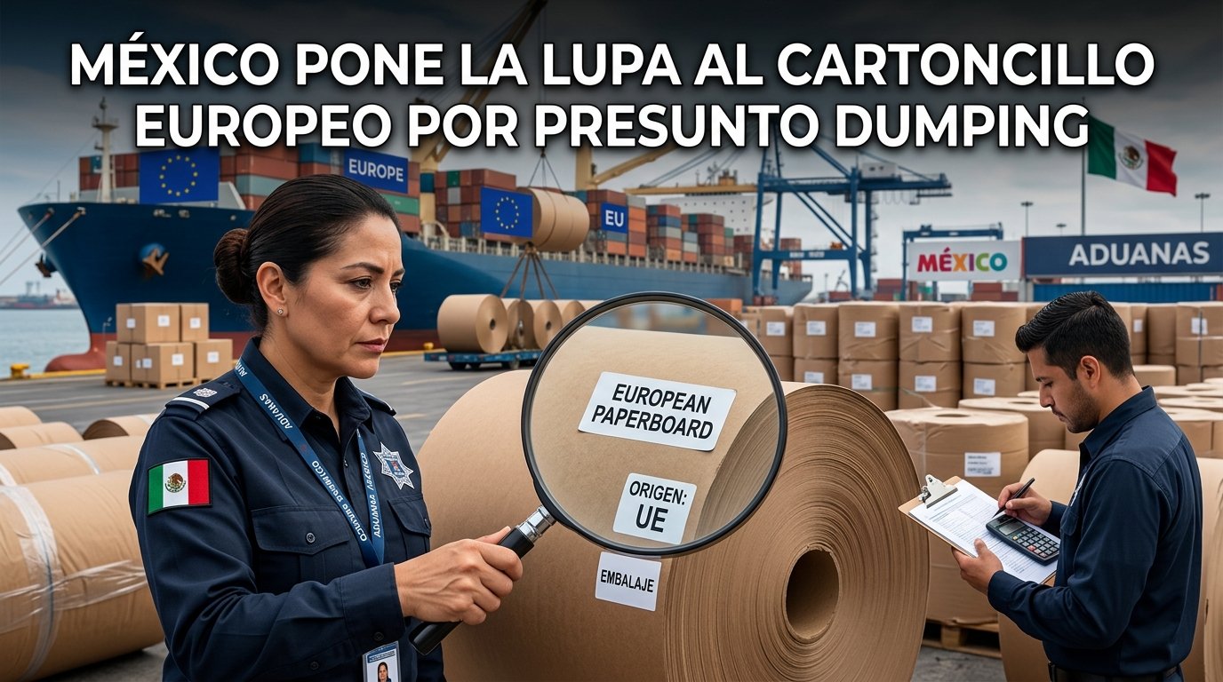 México pone la lupa al cartoncillo europeo por presunto dumping