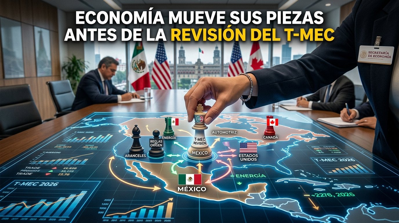 Economía mueve sus piezas antes de la revisión del T-MEC Economía mueve sus piezas antes de la revisión del T-MEC