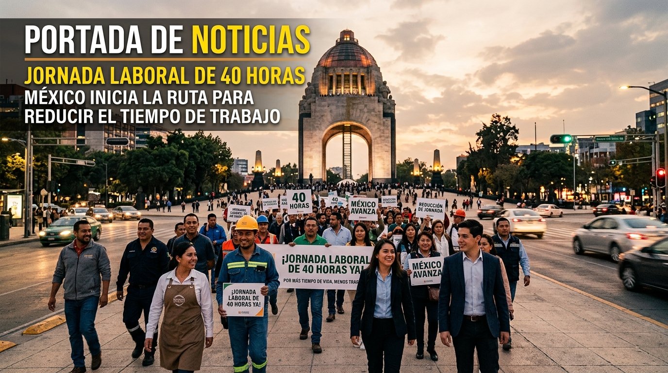 Jornada laboral de 40 horas: México inicia la ruta para reducir el tiempo de trabajo