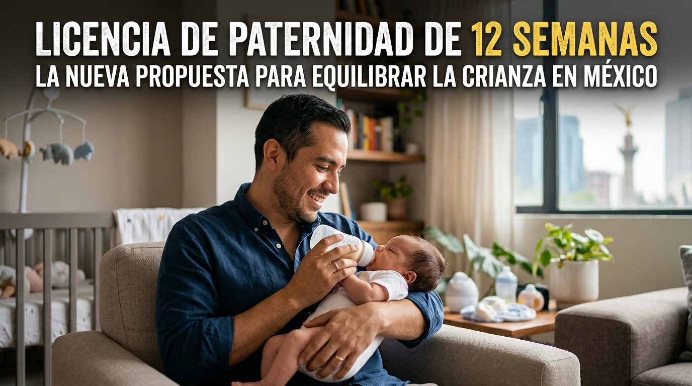 Licencia de paternidad de 12 semanas: la nueva propuesta para equilibrar la crianza en México