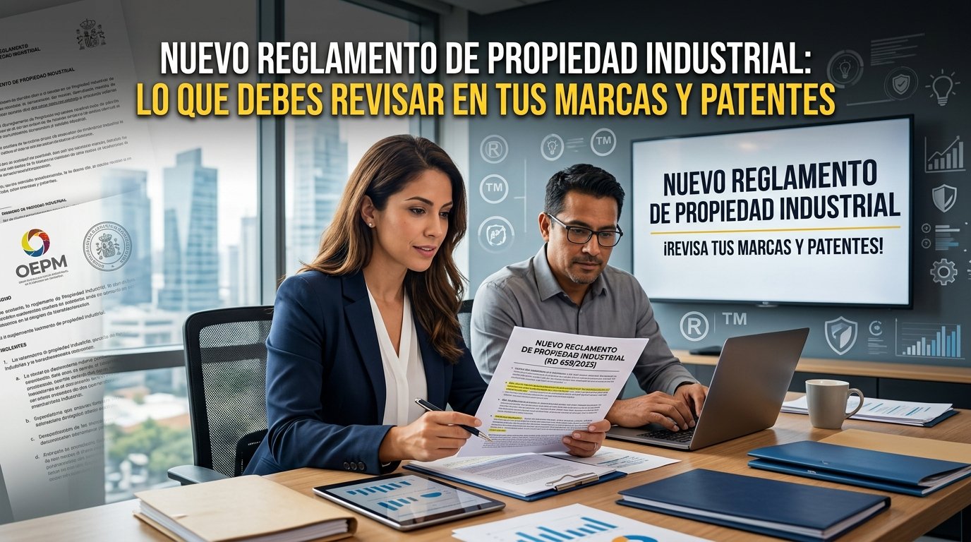 Nuevo Reglamento de Propiedad Industrial: lo que debes revisar en tus marcas y patentes Nuevo Reglamento de Propiedad Industrial: lo que debes revisar en tus marcas y patentes
