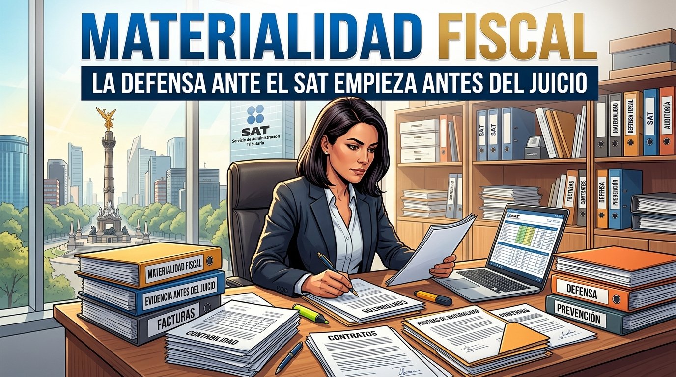 Materialidad fiscal: la defensa ante el SAT empieza antes del juicio Materialidad fiscal: la defensa ante el SAT empieza antes del juicio