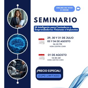 Seminario Inteligencia Artificial para contadores : Finanzas e Impuestos