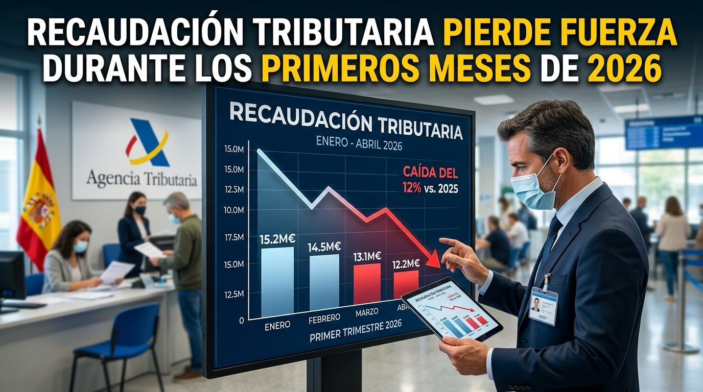 Recaudación tributaria pierde fuerza durante los primeros meses de 2026 Recaudación tributaria pierde fuerza durante los primeros meses de 2026