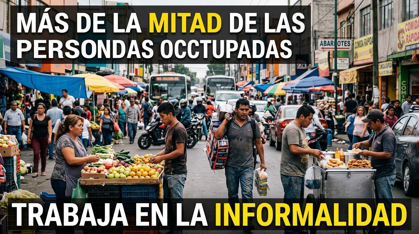 Más de la mitad de las personas ocupadas trabaja en la informalidad Más de la mitad de las personas ocupadas trabaja en la informalidad