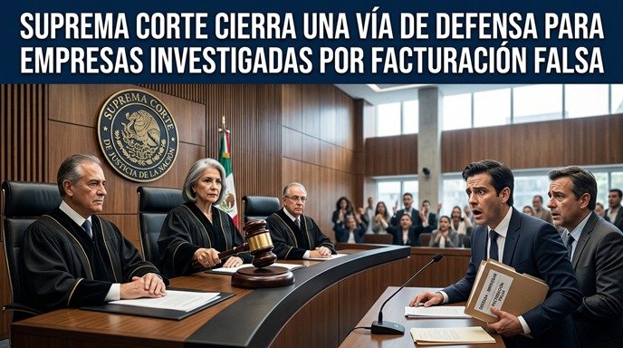 Suprema Corte cierra una vía de defensa para empresas investigadas por facturación falsa Suprema Corte cierra una vía de defensa para empresas investigadas por facturación falsa