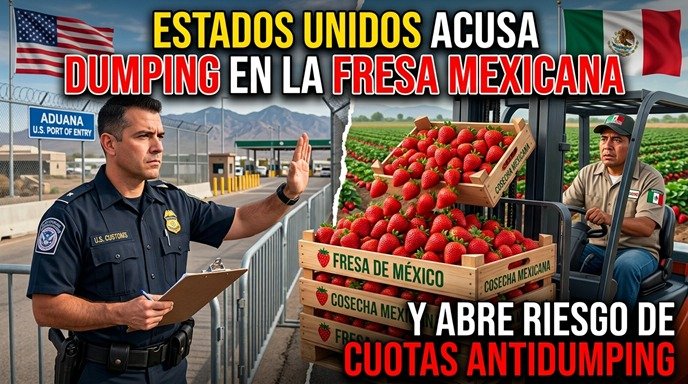 Estados Unidos acusa dumping en la fresa mexicana y abre riesgo de cuotas antidumping Estados Unidos acusa dumping en la fresa mexicana y abre riesgo de cuotas antidumping
