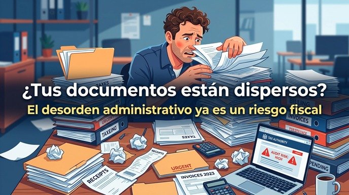 ¿Tus documentos están dispersos? El desorden administrativo ya es un riesgo fiscal ¿Tus documentos están dispersos? El desorden administrativo ya es un riesgo fiscal