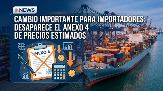 Cambio importante para importadores: desaparece el Anexo 4 de precios estimados Cambio importante para importadores: desaparece el Anexo 4 de precios estimados
